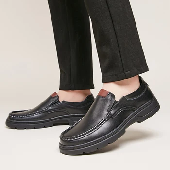 Genuine Leather Shoes Men Brand Footwear slip on Fashion Men's Casual Shoes outdoor Male High Quality Cowhide Loafers moccasins
Genuine Leather Shoes Men Brand Footwear slip on Fashion Men's Casual Shoes outdoor Male High Quality Cowhide Loafers moccasins