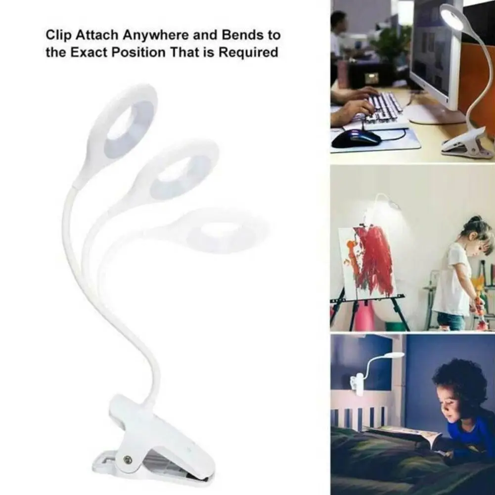 USB Clip On Flexible Desk Lamp Bedroom Clip-On Flexible Gifts Convenient LED Student Reading Lamp Studying For Child Bright S1R5
USB Clip On Flexible Desk Lamp Bedroom Clip-On Flexible Gifts Convenient LED Student Reading Lamp Studying For Child Bright S1R5