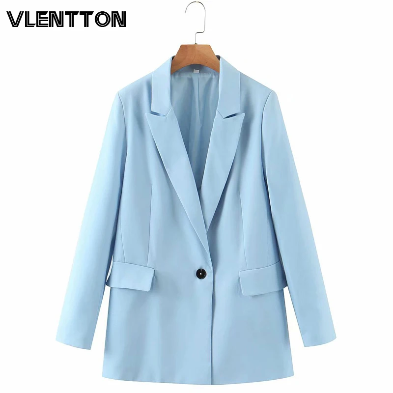 2020 Spring Autumn Office Long Blazer Women Single Button Solid Suit Jacket Coat Female Outwear Tops Casual Loose Blazers Mujer
2020 Spring Autumn Office Long Blazer Women Single Button Solid Suit Jacket Coat Female Outwear Tops Casual Loose Blazers Mujer