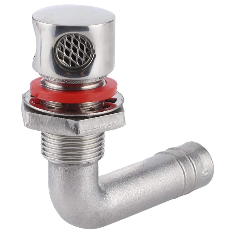 Marine Fuel Tank Vents, General Fuel Tank Vents, Stainless Steel Hardware for Flush Installation of Hose Gaskets (Bent)
Marine Fuel Tank Vents, General Fuel Tank Vents, Stainless Steel Hardware for Flush Installation of Hose Gaskets (Bent)