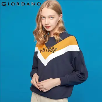 Giordano Women Sweatshirts Letter Drop-shoulder Loose Cutting Crewneck Pull Femme Slight Stretechy Ropa Mujer 05399783
Giordano Women Sweatshirts Letter Drop-shoulder Loose Cutting Crewneck Pull Femme Slight Stretechy Ropa Mujer 05399783