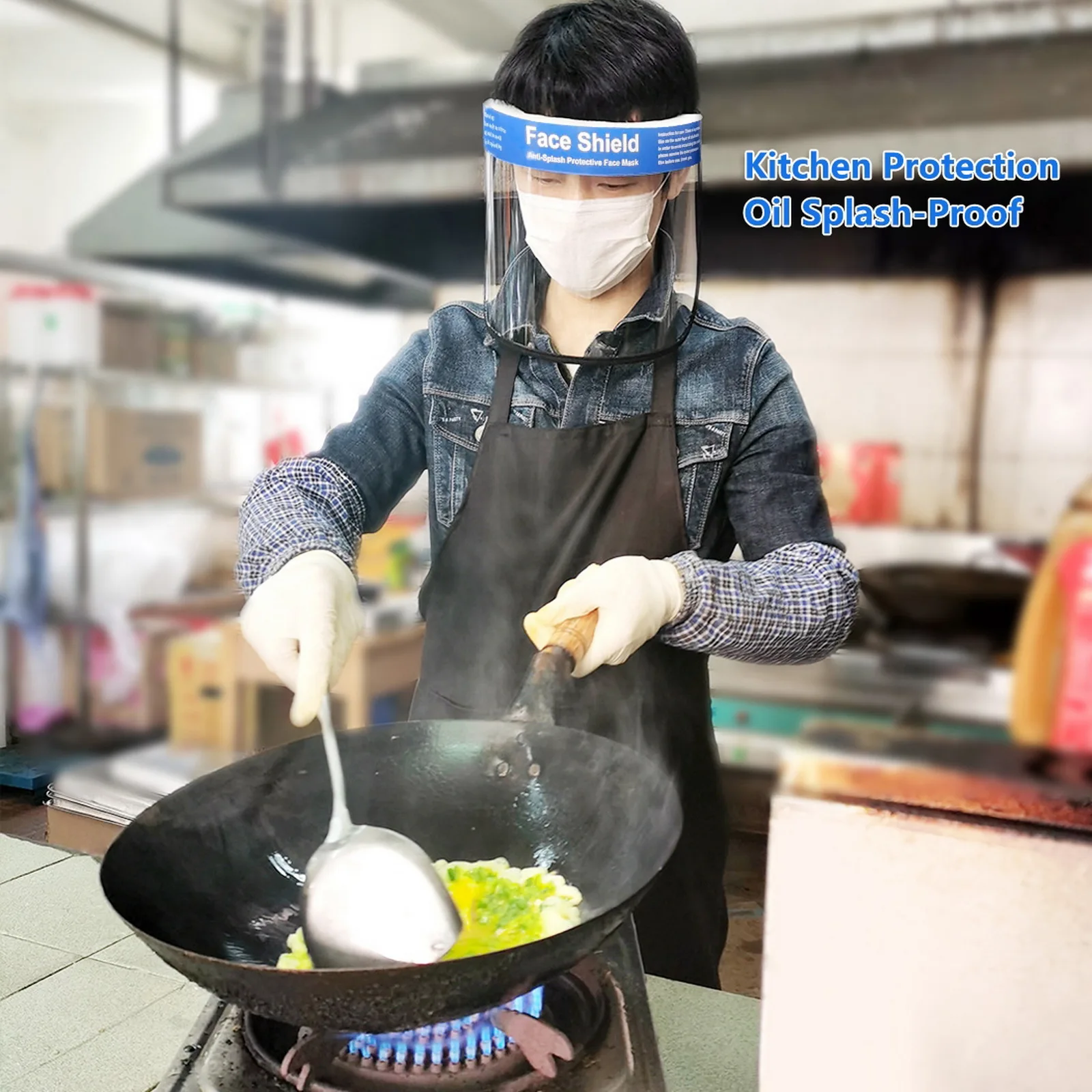 Clear Face Cover and Protective Face Shield with Full Face Visor for Eye and Face Protection 7 Clear Face Cover and Protective Face Shield with Full Face Visor for Eye and Face Protection 12