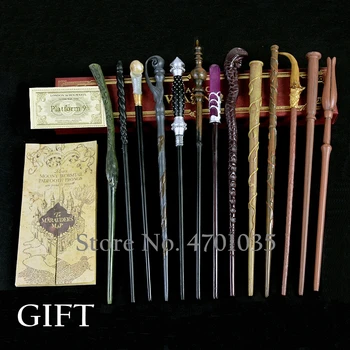 32 Kinds of Metal Core Potters Magic Wands Cosplay Dumbledore Voldemorte Ron Hermione Magical Wand Harried Ribbon Box with Gifts
32 Kinds of Metal Core Potters Magic Wands Cosplay Dumbledore Voldemorte Ron Hermione Magical Wand Harried Ribbon Box with Gifts