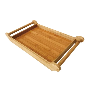 Tea Tray Serving Tray with Handles Bamboo Serving Tray Set for Food Breakfast Dinner Coffee Table Tray
Tea Tray Serving Tray with Handles Bamboo Serving Tray Set for Food Breakfast Dinner Coffee Table Tray