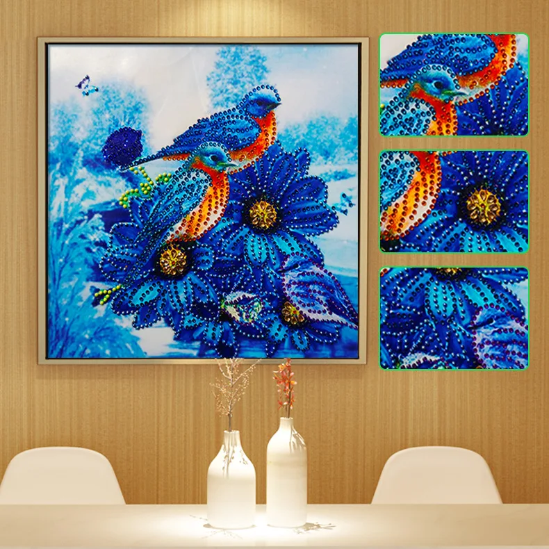 2020 New Style Diamond Painting 5D Shaped Diamond Blue Pattern And Bird Simple Living Room Decorative Painting diamond paintings
2020 New Style Diamond Painting 5D Shaped Diamond Blue Pattern And Bird Simple Living Room Decorative Painting diamond paintings