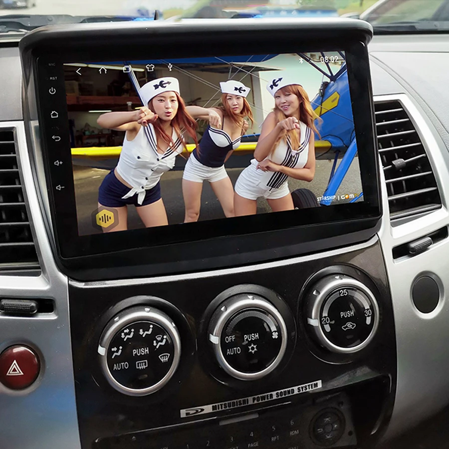 Автомобильный Dvd-плеер 2DIN 64 ГБ Android 10 0 GPS для Mitsubishi Pajero Sport L200 2015 2014 2013 навигация