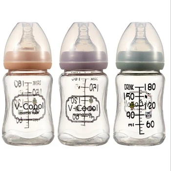 180 ml Baby's Bottle Newborn Nursing Infant Bottle Baby Breast Milk Storage glass breast pump accessories Preservation BNA046
180 ml Baby's Bottle Newborn Nursing Infant Bottle Baby Breast Milk Storage glass breast pump accessories Preservation BNA046