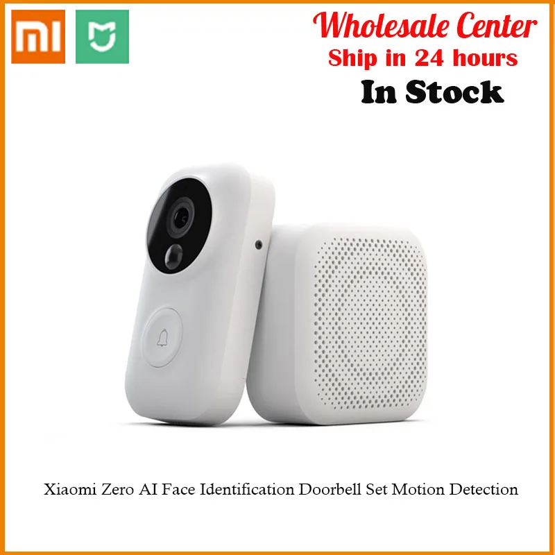 In Stock Xiaomi Zero AI Face Identification Doorbell Set Motion Detection 720P IR Night Vision Video Free Cloud Storage SMS Push
In Stock Xiaomi Zero AI Face Identification Doorbell Set Motion Detection 720P IR Night Vision Video Free Cloud Storage SMS Push