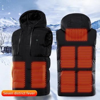 9 Areas Heated Vest Men Women Temperature Control USB Heated Jacket Heating Vest Thermal Clothing Waterproof Hunting Vest Winter
9 Areas Heated Vest Men Women Temperature Control USB Heated Jacket Heating Vest Thermal Clothing Waterproof Hunting Vest Winter