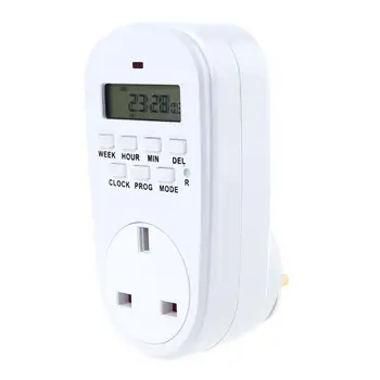 Outlet Outlet timer indoor Electric Digital Time Control 7 Day Weekly Programmable Plug-in Switch Wall Clock Power Socket 250V
Outlet Outlet timer indoor Electric Digital Time Control 7 Day Weekly Programmable Plug-in Switch Wall Clock Power Socket 250V