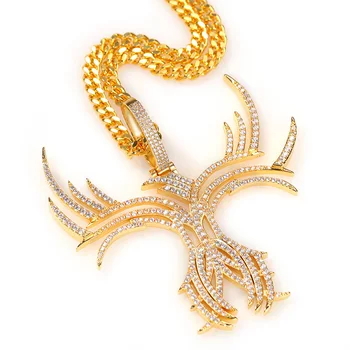 New Fashion Charm Hip Hop Micro Paved Cubic Zirconia Bling Iced Out Butterfly Bone Pendants Necklace for Men Rapper Jewelry Gift
New Fashion Charm Hip Hop Micro Paved Cubic Zirconia Bling Iced Out Butterfly Bone Pendants Necklace for Men Rapper Jewelry Gift
