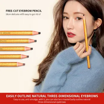 Hot Peel Off Eyebrow Pencil Waterproof Smudge-proof Easy To Color Pull Line Eye brow Pencil makeup
Hot Peel Off Eyebrow Pencil Waterproof Smudge-proof Easy To Color Pull Line Eye brow Pencil makeup
