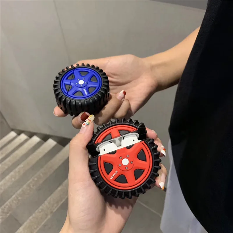 For AirPod 1 2 Case 3D Wheel Tyre Cartoon Soft Silicone Wireless Earphone Cases For Apple Airpods Case Cute Cover Funda
For AirPod 1 2 Case 3D Wheel Tyre Cartoon Soft Silicone Wireless Earphone Cases For Apple Airpods Case Cute Cover Funda