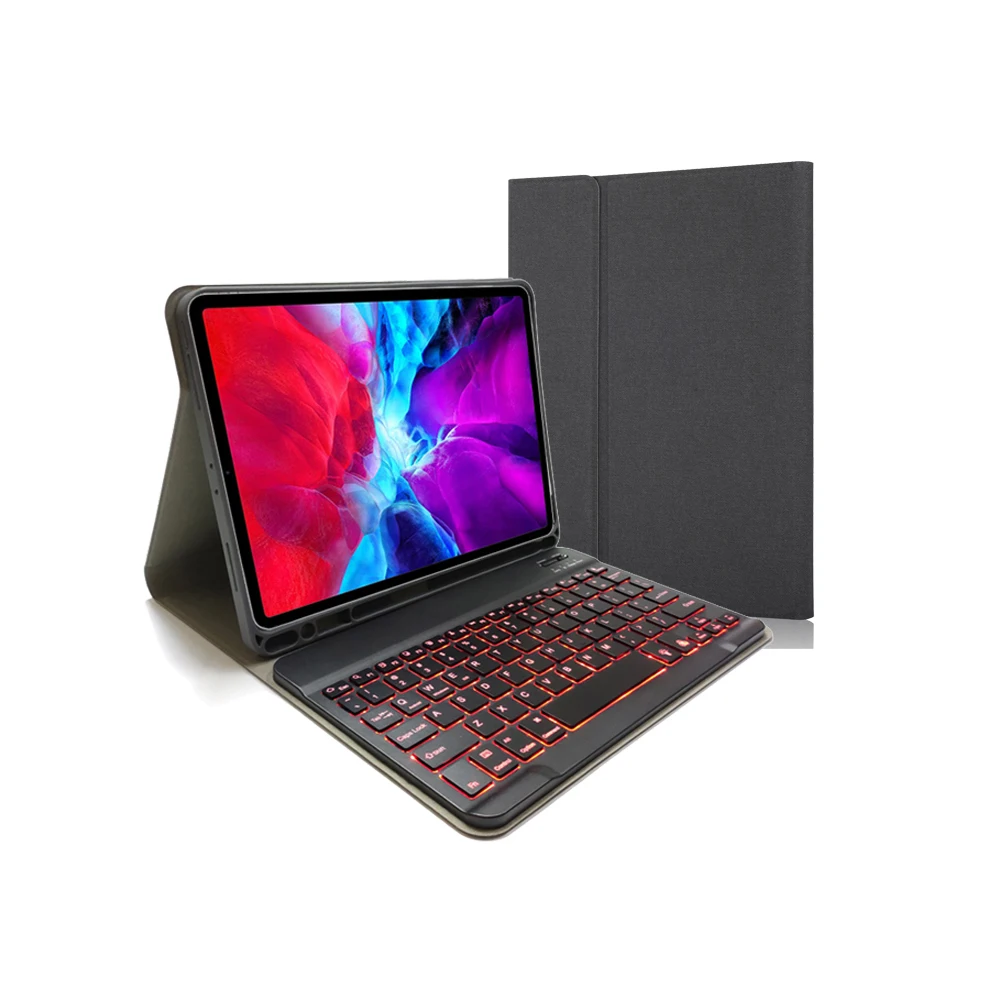 7 Colors Backlit Tablet Keyboard For Apple iPad Pro 11 Case 2020 Bluetooth Detachable USA Keyboard Case with Pencil Holder
7 Colors Backlit Tablet Keyboard For Apple iPad Pro 11 Case 2020 Bluetooth Detachable USA Keyboard Case with Pencil Holder