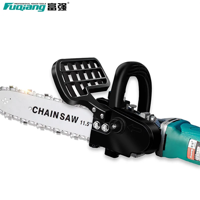 FUQIANG Angle Grinder Modified Electric Chain Saw Multi-functional Small Universal Home Woodworking Logging Saws Polishing Machi
FUQIANG Angle Grinder Modified Electric Chain Saw Multi-functional Small Universal Home Woodworking Logging Saws Polishing Machi