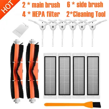 Cleaner Filter For Xiaomi Mijia Roborock Robot Vacuum Cleaner Parts Side Brush Main Brush Washable HEPA Filter And Clean Tool
Cleaner Filter For Xiaomi Mijia Roborock Robot Vacuum Cleaner Parts Side Brush Main Brush Washable HEPA Filter And Clean Tool