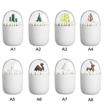 1 bottle Household Four Seasons Plant Toothpick Box Animal Cotton Toothpick Bin Cotton Swabs Storage Box
1 bottle Household Four Seasons Plant Toothpick Box Animal Cotton Toothpick Bin Cotton Swabs Storage Box