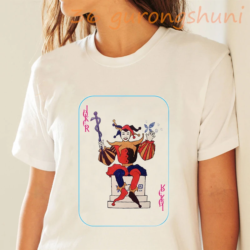 summer tops Playing card king harry styles t-shirt cards kpop harajuku tshirt poker joker kawaii vintage t shirt women tumblr 
summer tops Playing card king harry styles t-shirt cards kpop harajuku tshirt poker joker kawaii vintage t shirt women tumblr