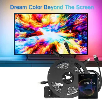 Set DIY Ambilight TV PC Dream Screen USB LED Strip HDTV Computer Monitor Backlight Addressable LED Strip Lights
Set DIY Ambilight TV PC Dream Screen USB LED Strip HDTV Computer Monitor Backlight Addressable LED Strip Lights