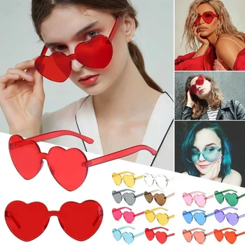 

2020 Rimless Fram GlassesCandy Cute Sunglasses Women Integrated Colorful Sun Glasses Round Sunglasses Men De Sol Mujer Oculos