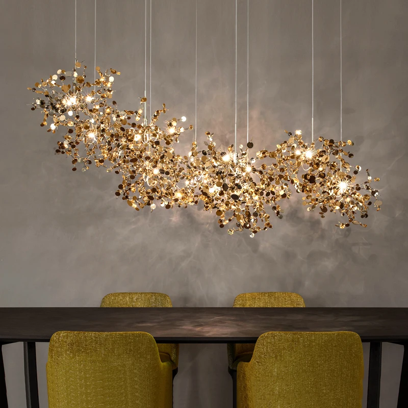 Nordic Designers Pendant Lights Lighting Stainles Steel Sequins Pendant Lamp Dining Living Bedroom Loft Home Decor Hanging Lamp
Nordic Designers Pendant Lights Lighting Stainles Steel Sequins Pendant Lamp Dining Living Bedroom Loft Home Decor Hanging Lamp