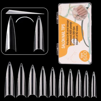 Amazon Hot Selling Manicure Ghost Tip a ban tie Long Tip Fake Nails Patch 600 Tablets Packaged Manufacturers Direct Selling
Amazon Hot Selling Manicure Ghost Tip a ban tie Long Tip Fake Nails Patch 600 Tablets Packaged Manufacturers Direct Selling