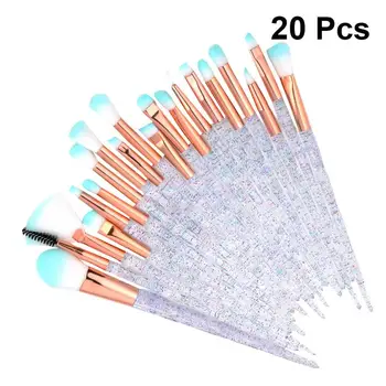 20pcs Makeup Brushes Set Makeup Tool Cosmetic Tool Transparent Handle for Women (Transparent Shiny Diamond Color)
20pcs Makeup Brushes Set Makeup Tool Cosmetic Tool Transparent Handle for Women (Transparent Shiny Diamond Color)