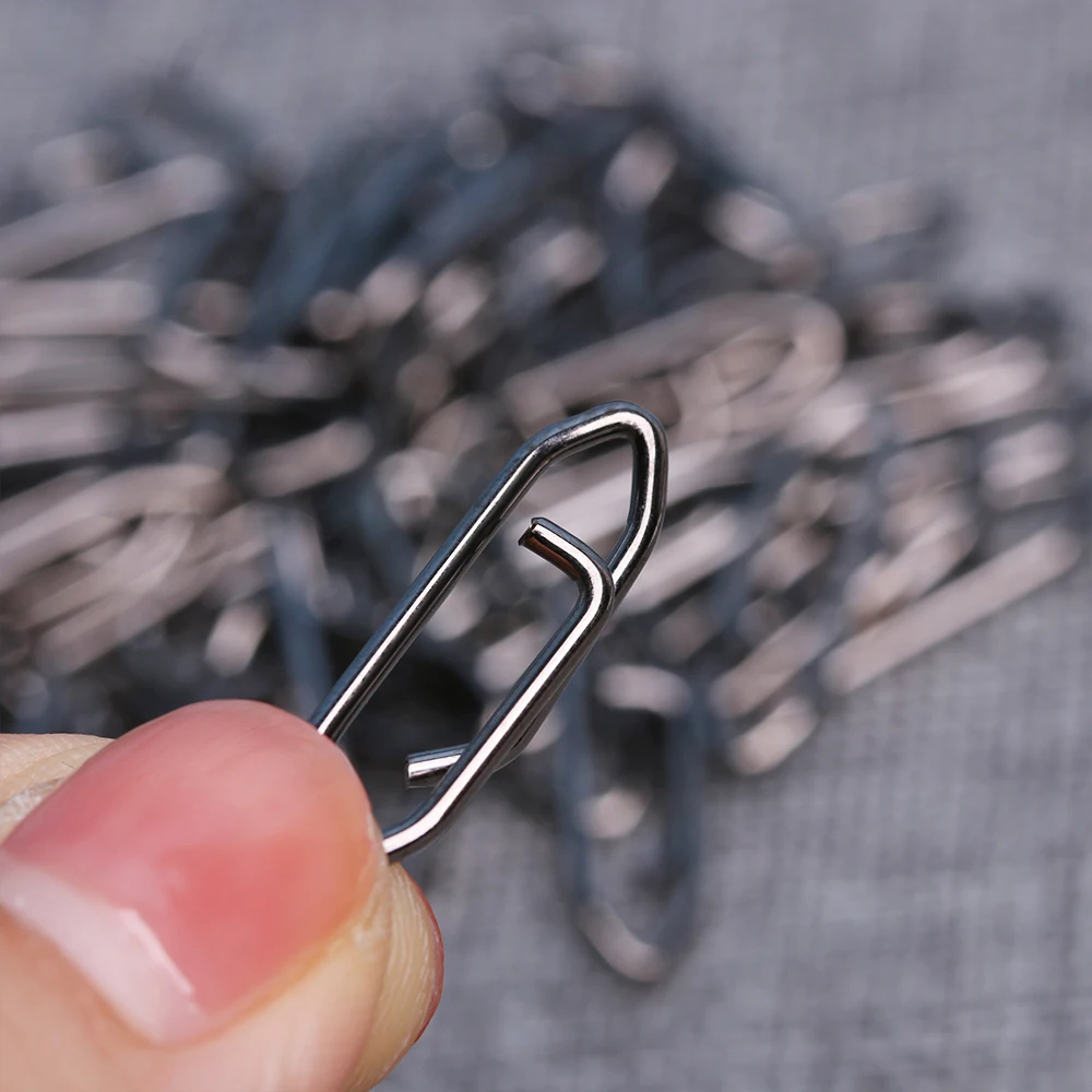 50PCs Portable Tactical Anglers Power Clips Barrel Swivel Tackle Fast Snap Multipacks Fishing Hanging Snap Fishing accessories
50PCs Portable Tactical Anglers Power Clips Barrel Swivel Tackle Fast Snap Multipacks Fishing Hanging Snap Fishing accessories