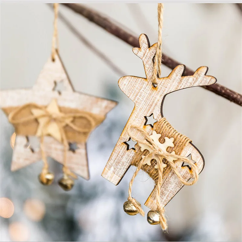 Wooden Deer Star Christmas Tree Ornaments Pendants Hanging Crafts Xmas Decor Christmas Decoration for Home Navidad Noel Natal-S
Wooden Deer Star Christmas Tree Ornaments Pendants Hanging Crafts Xmas Decor Christmas Decoration for Home Navidad Noel Natal-S
