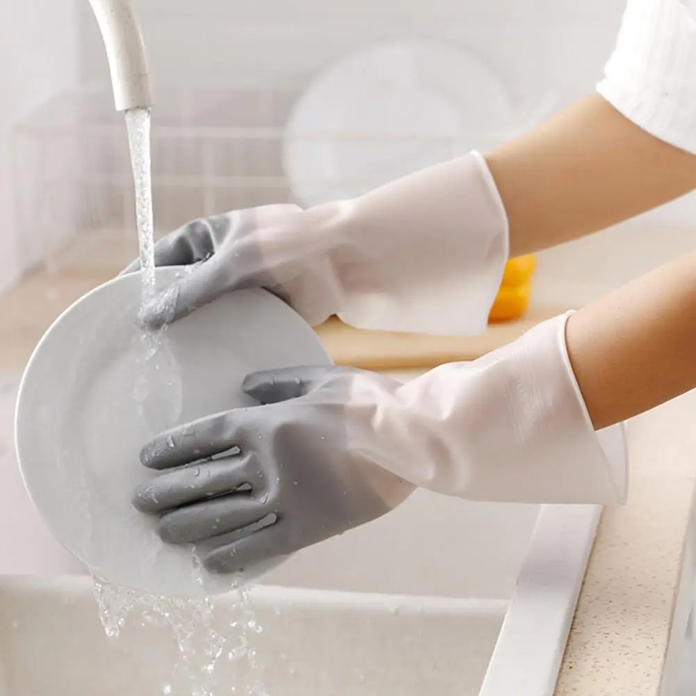 1Pair Non-slip Waterproof Chores Dish Washing Laundry Cleaning Latex Gloves for Female Kitchen Durable Cleaning Household Chores
1Pair Non-slip Waterproof Chores Dish Washing Laundry Cleaning Latex Gloves for Female Kitchen Durable Cleaning Household Chores