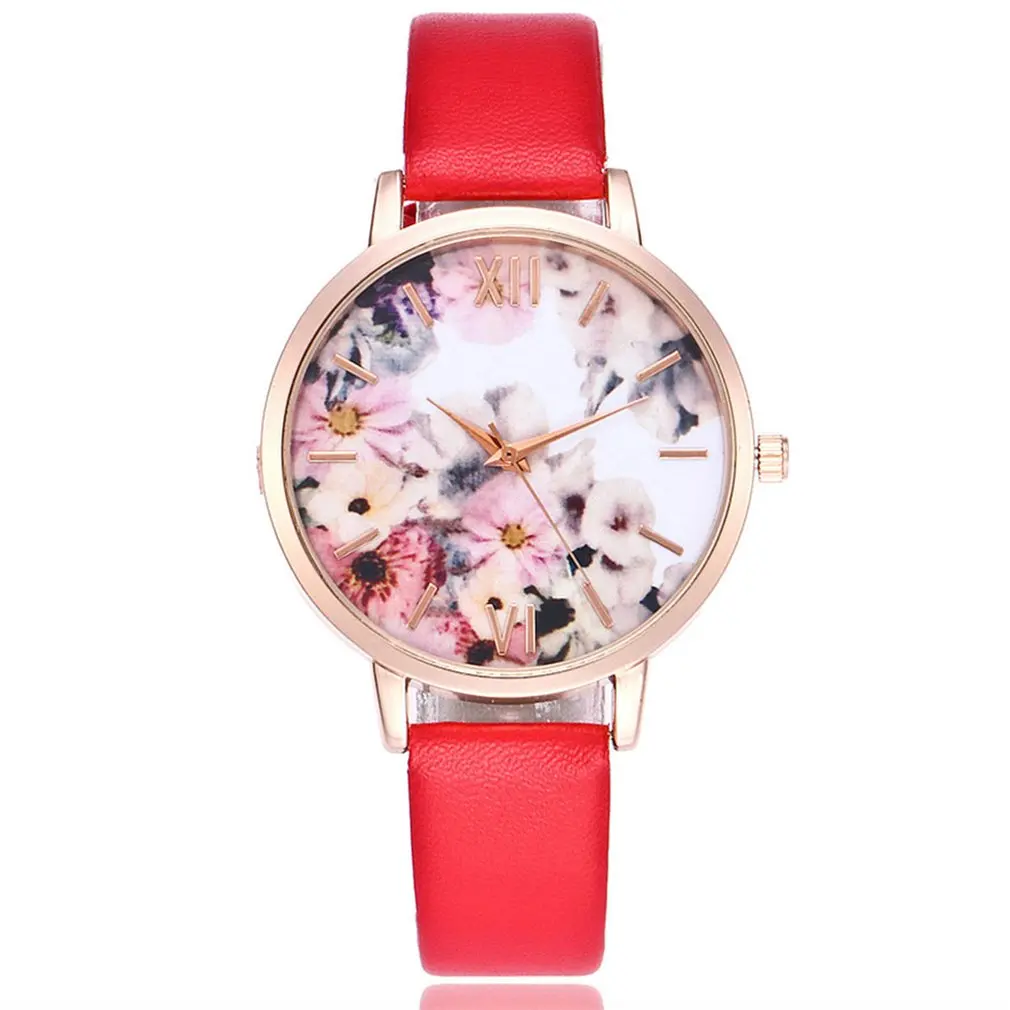 New Women Watch Quartz Watch Leather Belt Simple Design Flower Pattern Round Dial Rugged Big Round Classic Dial Flowers Pattern
New Women Watch Quartz Watch Leather Belt Simple Design Flower Pattern Round Dial Rugged Big Round Classic Dial Flowers Pattern