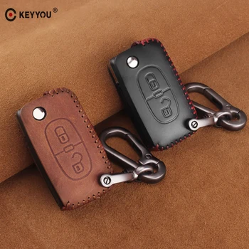 KEYYOU Remote 2 Buttons Car key Leather Styling Case Cover For PEUGEOT 207 307 407 408 For CITROEN C2 C3 C4 C5 C6 Auto Key Bag
KEYYOU Remote 2 Buttons Car key Leather Styling Case Cover For PEUGEOT 207 307 407 408 For CITROEN C2 C3 C4 C5 C6 Auto Key Bag