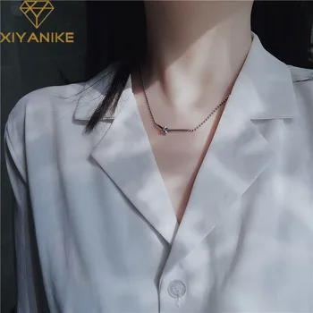 XIYANIKE 925 Sterling Silver Round Bead Knot Necklace Female Fashion Simple Retro Good Luck Popular Jewelry VNS8117
XIYANIKE 925 Sterling Silver Round Bead Knot Necklace Female Fashion Simple Retro Good Luck Popular Jewelry VNS8117