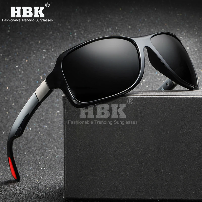 HBK Sports Windproof Polarized Sunglasses Men Women Rectangle Biking Driving Fishing Points Male Ultralgiht UV400 moda masculina
HBK Sports Windproof Polarized Sunglasses Men Women Rectangle Biking Driving Fishing Points Male Ultralgiht UV400 moda masculina