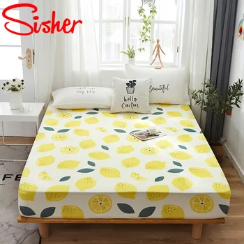 Modern Cartoon Mattress Cover Flower Fruit Printed Fitted Bed Sheet Linen Bedspread Bedsheet with Elastic Band (No Pillowcase)
Modern Cartoon Mattress Cover Flower Fruit Printed Fitted Bed Sheet Linen Bedspread Bedsheet with Elastic Band (No Pillowcase)