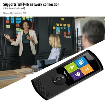 T5 Smart Voice Translator Bluebooth WIFI Translator 1s Real-Time Translation Support 42 languages With Screen
T5 Smart Voice Translator Bluebooth WIFI Translator 1s Real-Time Translation Support 42 languages With Screen