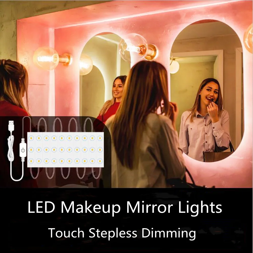 Shop Generic USB LED Makeup Mirror Light DC 5V Touch/Hand Sweep
