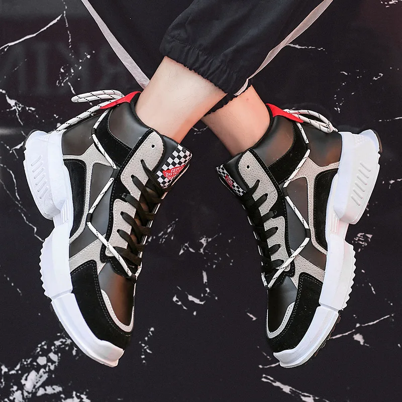 MEN'S SHOES High-top Board Shoe 2019 Autumn New Style Casual High State Athletic Shoes Online Celebrity Air Force Basketball Tre 
MEN'S SHOES High-top Board Shoe 2019 Autumn New Style Casual High State Athletic Shoes Online Celebrity Air Force Basketball Tre