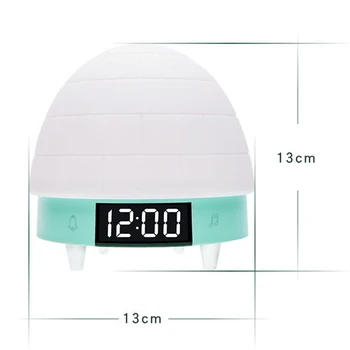 Creative Alarm Clock Igloo Silicone Pat Night Light Bedroom Bedside Clock Remote Control Sleep Wake Light
Creative Alarm Clock Igloo Silicone Pat Night Light Bedroom Bedside Clock Remote Control Sleep Wake Light