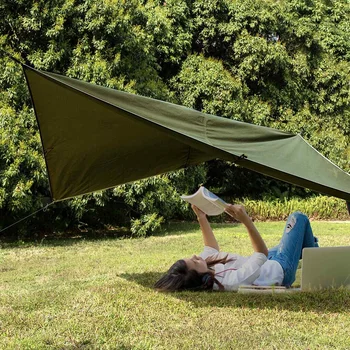 300x300cm Waterproof Tarp Tent Shade Outdoor Camping Hammock Rain Fly UV Garden Awning Canopy Sunshade Ultralight 5 Colors
300x300cm Waterproof Tarp Tent Shade Outdoor Camping Hammock Rain Fly UV Garden Awning Canopy Sunshade Ultralight 5 Colors