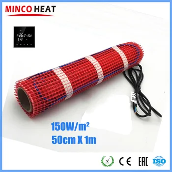Minco Heat 1m x 50cm Underfloor Heating Mat Warm Mat Under Tile Cement Wood Floor Heating 150W/sqm
Minco Heat 1m x 50cm Underfloor Heating Mat Warm Mat Under Tile Cement Wood Floor Heating 150W/sqm