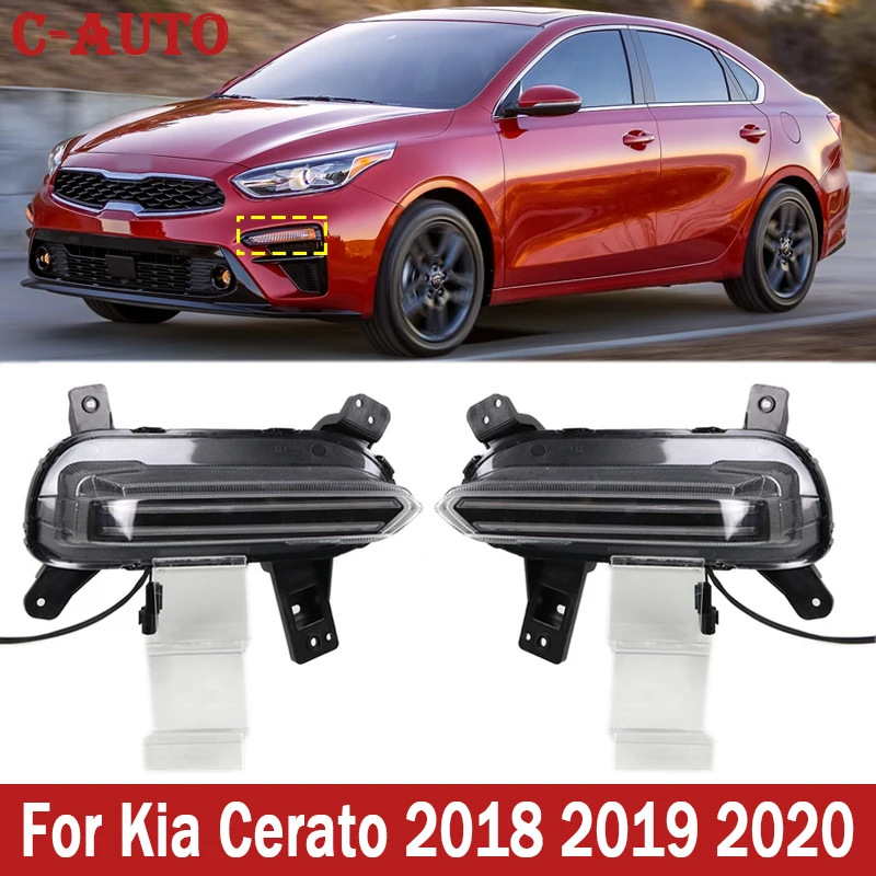 C-Auto 1Pair LED Daytime Running Light Flowing Turn Signal Indicator Light Fog Lamp For Kia Cerato 18-20 Relay 12V DRL Fog Lamp
C-Auto 1Pair LED Daytime Running Light Flowing Turn Signal Indicator Light Fog Lamp For Kia Cerato 18-20 Relay 12V DRL Fog Lamp