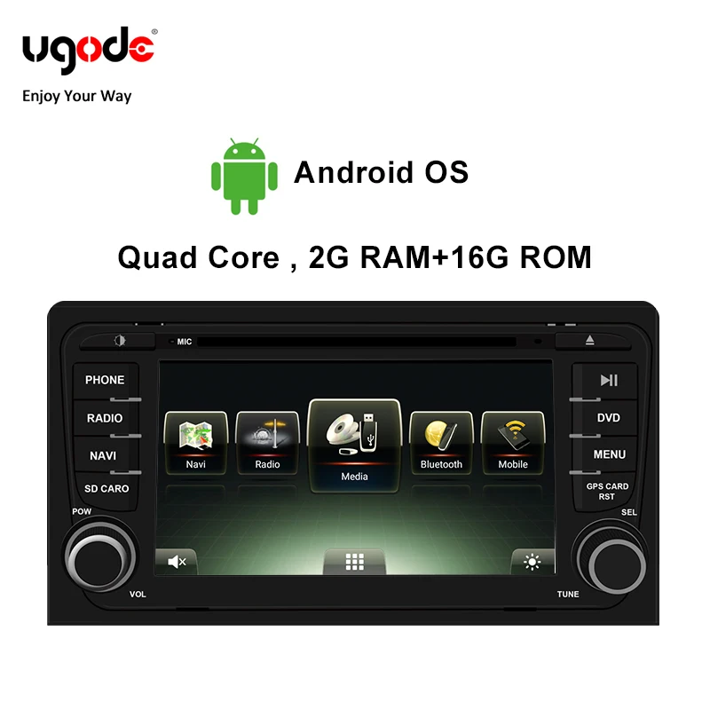 Ugode Android OS Car DVD Multimedia Player GPS Navigation Screen Monitor Bluetooth For Audi A3 Screen Changer (2006-2013)
Ugode Android OS Car DVD Multimedia Player GPS Navigation Screen Monitor Bluetooth For Audi A3 Screen Changer (2006-2013)