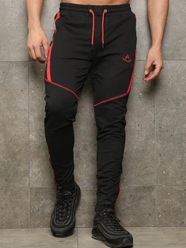 New Autumn Clothes Gyms Fitness Casual Pants Men's Fashion Brand Letters Embroidery Stitching Jogging Training Slim Feet Pants 
New Autumn Clothes Gyms Fitness Casual Pants Men's Fashion Brand Letters Embroidery Stitching Jogging Training Slim Feet Pants