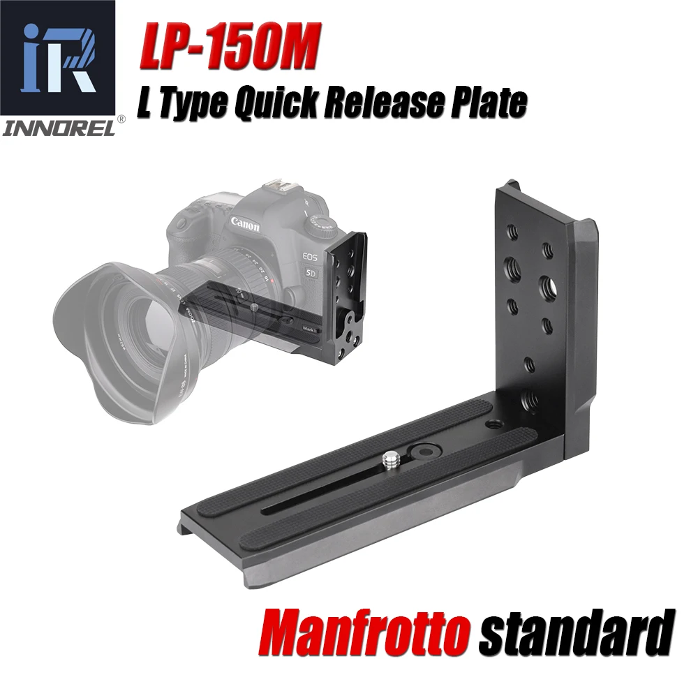 LP-150M L Quick Release Plate Vertical or Horizontal Shooting Bracket for Tripod Ballhead Compatible With Manfrotto DSLR Cameras
LP-150M L Quick Release Plate Vertical or Horizontal Shooting Bracket for Tripod Ballhead Compatible With Manfrotto DSLR Cameras
