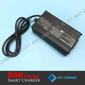 

S60 60W 28.8V 2A Sealed Mini Smart Charger for 24V/25.6V 8s LiFePO4/LFP/LFE/LiFe Battery Pack AC100-240V Aluminum Alloy Shell