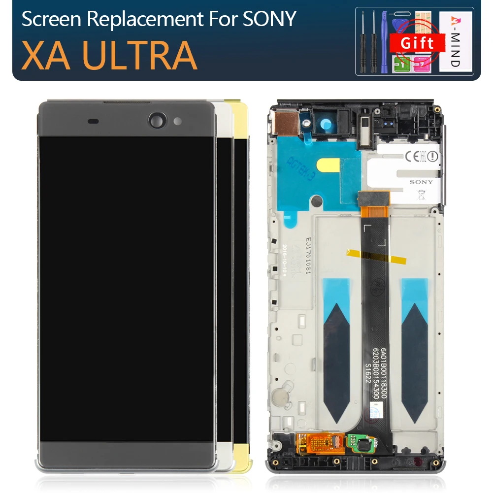 6.0" Original LCD For SONY Xperia XA Ultra Display Touch Screen with Frame For SONY Xperia XA Ultra LCD Display F3211 F3212
6.0" Original LCD For SONY Xperia XA Ultra Display Touch Screen with Frame For SONY Xperia XA Ultra LCD Display F3211 F3212