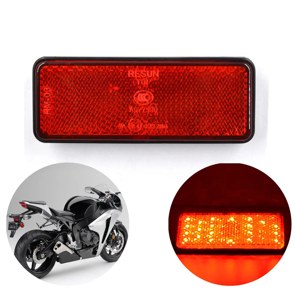 

Universal LED Reflector Rear Tail Brake Stop Marker Light Car Truck Trailer For Suzuki BMW KTM Yamaha BMW Kawasaki Motorcycle