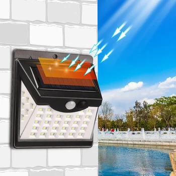 40LED Solar Light Outdoor Solar Lamp PIR Motion Sensor Wall Light Waterproof Solar Powered Sunlight for Garden Decoration
40LED Solar Light Outdoor Solar Lamp PIR Motion Sensor Wall Light Waterproof Solar Powered Sunlight for Garden Decoration