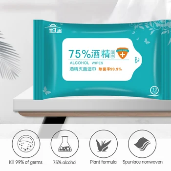 10pcs/Bag Personal Disinfection Portable 75% Alcohol Swabs Pads Wipes Antiseptic Cleanser Cleaning Sterilization Health Home 
10pcs/Bag Personal Disinfection Portable 75% Alcohol Swabs Pads Wipes Antiseptic Cleanser Cleaning Sterilization Health Home